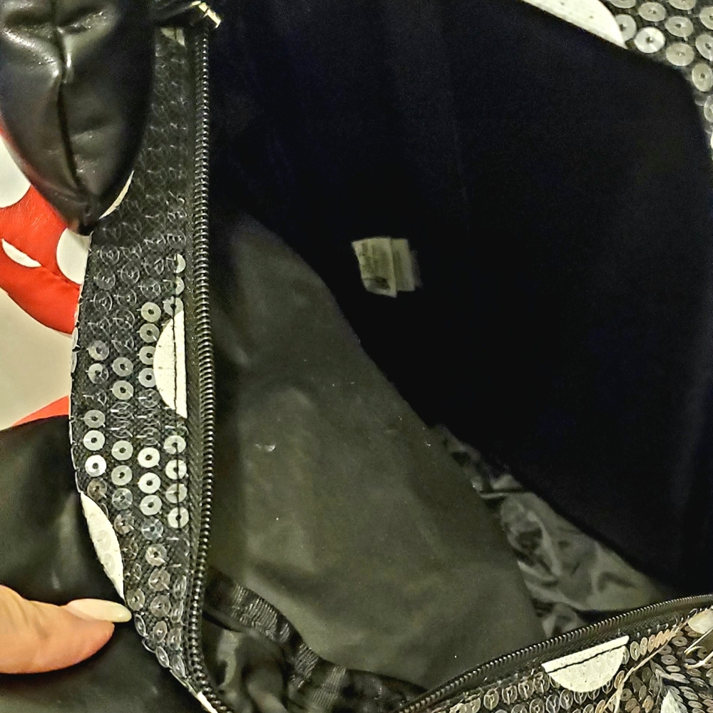 Disney polka dot sequin bookbag - Picture 2 of 4